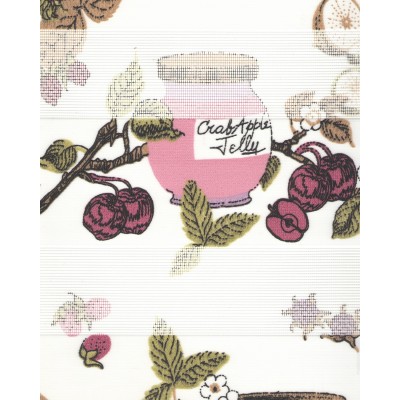 Тканевые ролеты Фокус Зебра цвет красный